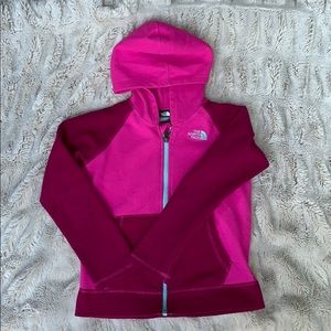 North Face fleece hoodie